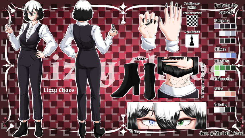 Comissão Refsheet; Lizzy Caos